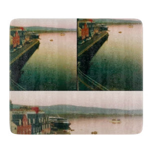 Planche À Découper Port de Tobermory, île de Mull, Écosse