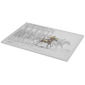 Planche À Découper Porte de départ de la course de cheval (Coin)