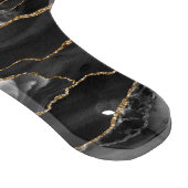 Planche À Découper Porte de Parties scintillant noir et or (Coin)