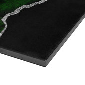 Planche À Découper Porte en marbre vert et argent (Coin)