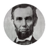 Planche À Découper Portrait d'Abe Lincoln 2 (Devant)