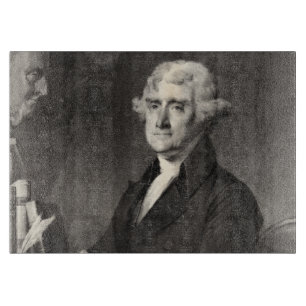 Planche À Découper Portrait de Thomas Jefferson