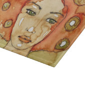 Planche À Découper Portrait d'une belle fille (Coin)