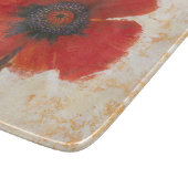 Planche À Découper Portrait Red Poppy (Coin)