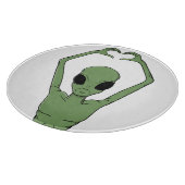 Planche À Découper Pose du cœur extraterrestre (Coin)