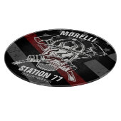 Planche À Découper Poste de pompier de pompier Custom NAME (Coin)