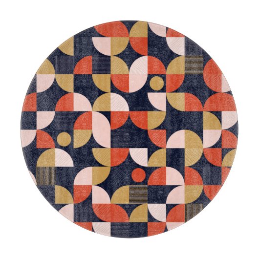 Planche À Découper Poster d'art en forme simple scandinave (Devant)