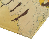 Planche À Découper Poster de la fille dansante Jaune Toulouse Lautrec (Coin)