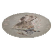 Planche À Découper Poster Weimaraner Tapestry Bouton d'impression acr (Coin)