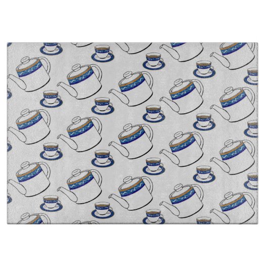 Planche À Découper Pots de thé (Devant)