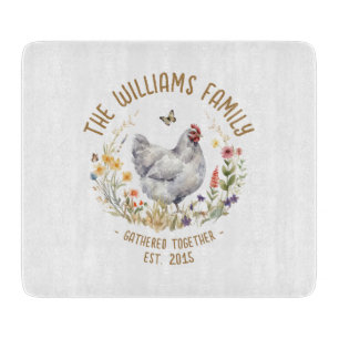 Planche à découper Poulet de Ferme Poule Grise Pra