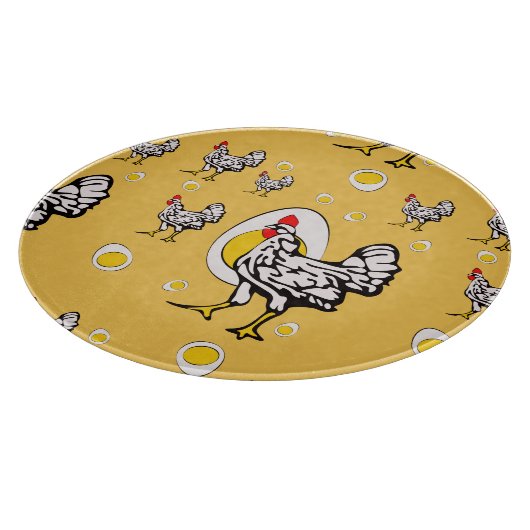 Planche À Découper Poulets Rétro (Coin)