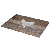 Planche À Découper Poulets rustiques (planches Brown) (Coin)