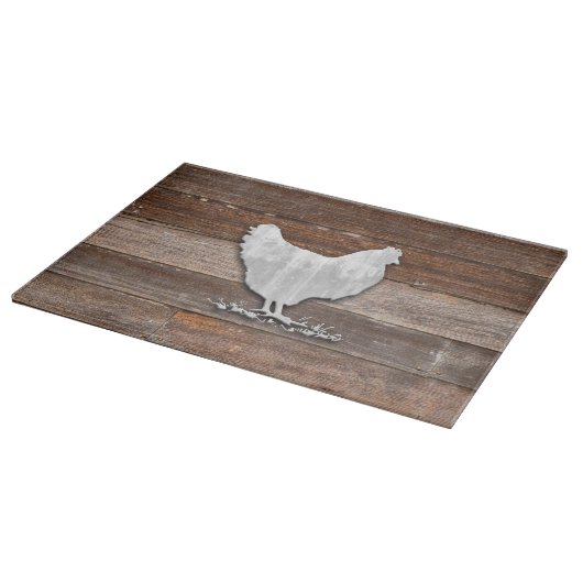 Planche À Découper Poulets rustiques (planches Brown) (Coin)