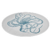 Planche À Découper Poulpe nautique (Coin)