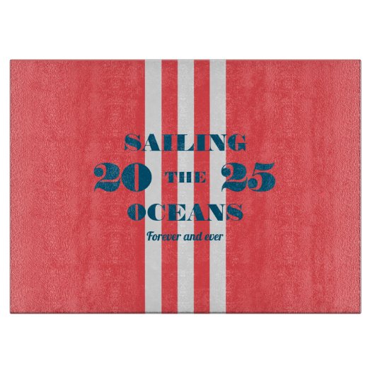 Planche à découper pour célébration nautique (Devant)