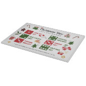 Planche à découper pour échange de cadeaux de Noël (Coin)