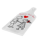 Planche à découper pour joli couple avec texte per (Coin)