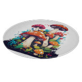 Planche À Découper Pré de champignons enchanté : une merveille de Whi (Coin)