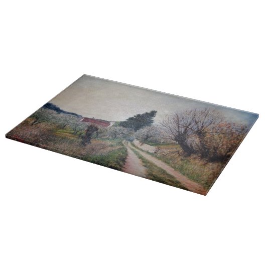 Planche À Découper PREMIER PRINTEMPS EN GOUVERNALAIS / Paysage Toscan (Coin)