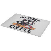 Planche À Découper Première aventure de café noir (Coin)