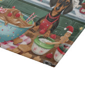 Planche À Découper Préparation de fêtes de Noël pour Teckel : Cuisine (Coin)