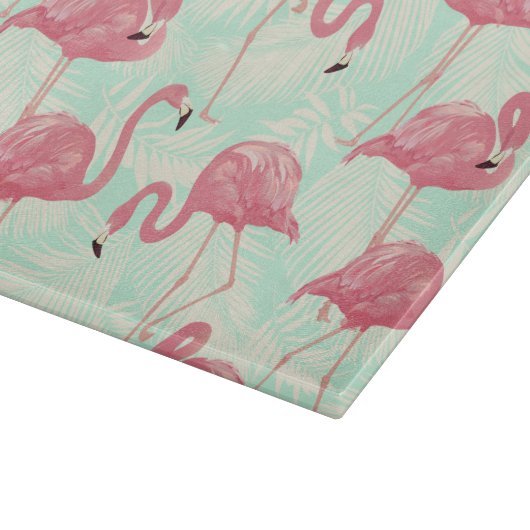 Planche À Découper Preppy Chic Elegant Pink Flamingo Motif (Coin)