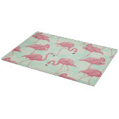 Planche À Découper Preppy Chic Elegant Pink Flamingo Motif (Coin)