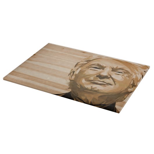 Planche À Découper Président Trump Ajouter un texte (Coin)