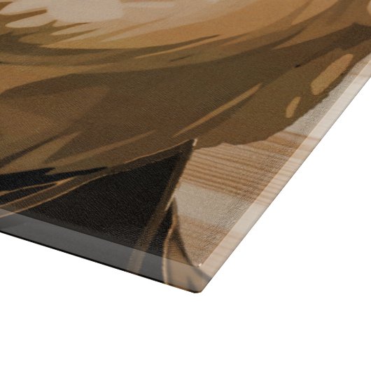 Planche À Découper Président Trump Ajouter un texte (Coin)