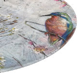 Planche À Découper Pretty Painted Kingfish and Flowers (Coin)