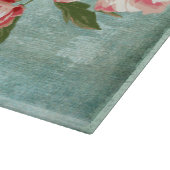 Planche À Découper Pretty Retro Flower Chintz Peonies (Coin)