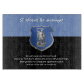 Planche À Découper Prière à l'Archange Saint Michel en pensant à vous (Devant)