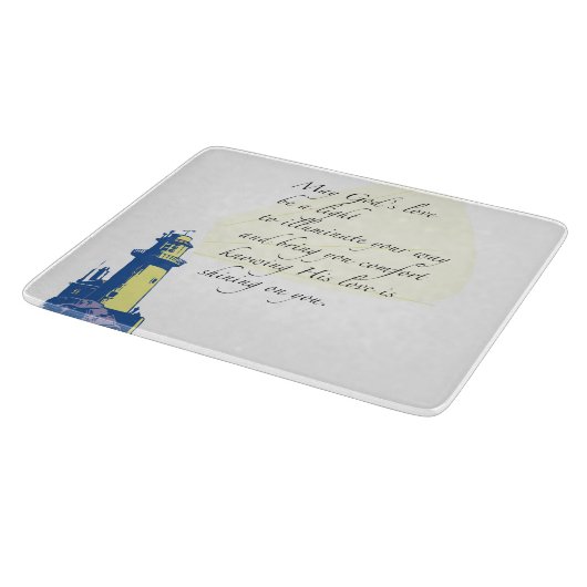 Planche À Découper Prière de Bénédiction de phare (Coin)