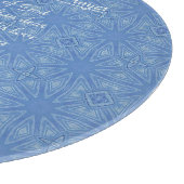 Planche À Découper Prière de l'ange gardien Bleu (Coin)