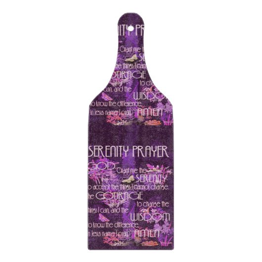 Planche À Découper Prière de sérénité (Devant)