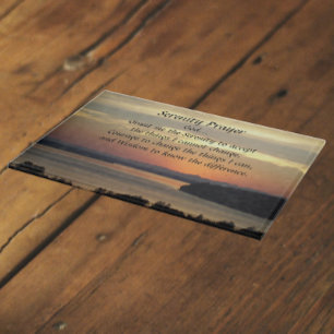 Planche À Découper Prière de sérénité Coucher de soleil sur la mer or