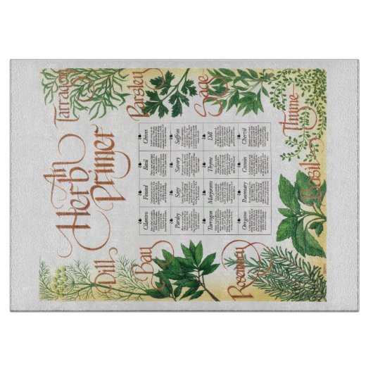 Planche À Découper Primer d'herbes (Devant)