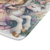 Planche À Découper Princesse Licorne Pastel Conte de Fée Fantastique (Coin)
