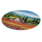 PLANCHE À DÉCOUPER PRINTEMPS DANS LES ZONES FLEURIES DU PAYSAGE TOSCA (Coin)