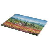 PLANCHE À DÉCOUPER PRINTEMPS DANS LES ZONES FLEURIES DU PAYSAGE TOSCA (Coin)