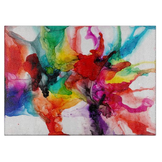 Planche À Découper Prisme de bijoux - Aquarelle (Devant)