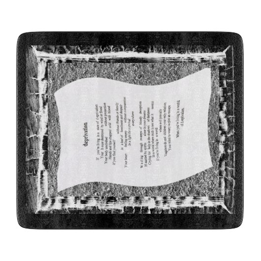 Planche À Découper Privation (Devant)