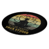 Planche À Découper Professeur de Fitness Yoga Studio Personnalisé Gur (Coin)