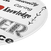 Planche À Découper Professeur Pride+Pomme rouge (Coin)