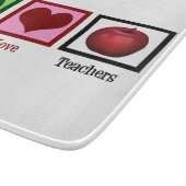 Planche À Découper Professeurs d'amour de paix (Coin)