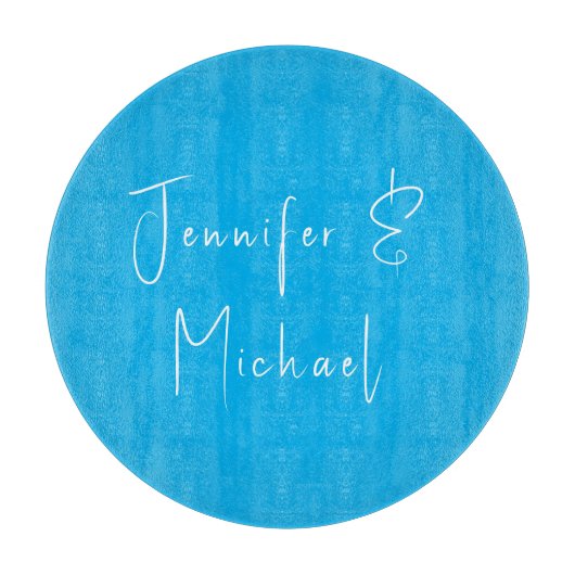 Planche À Découper Professionnel du mariage Classique Bleu ciel (Devant)