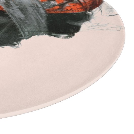 Planche À Découper Profil de la femme (Coin)