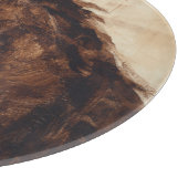 Planche À Découper Profil du cheval sauvage Brown (Coin)