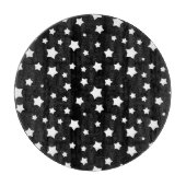 Planche À Découper Profil sous convention astérisque noir et blanc (Devant)